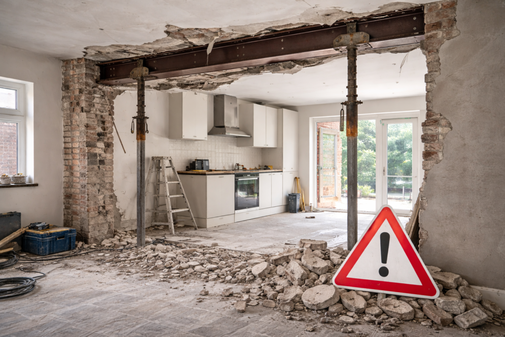 Remove a Load Bearing Wall Without Calculations in Manchester