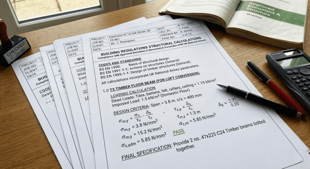 building regulations structural calculations