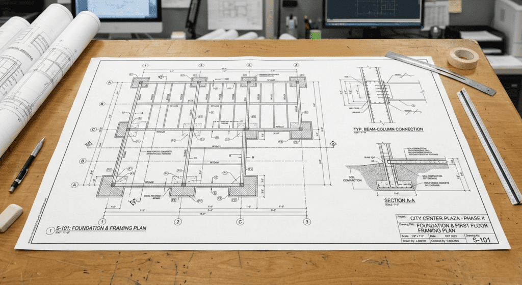 how to read structural drawings
