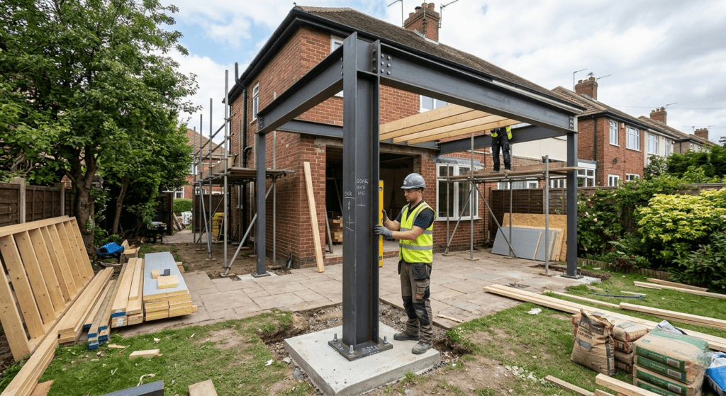 steel column design residential