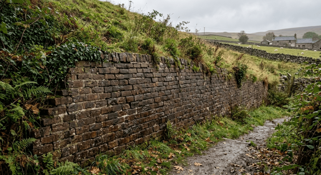 unreinforced masonry retaining wall design